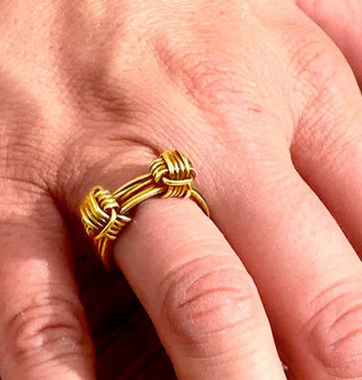 anillo-2-nudos-africanos-enoro-amarillo-18-kilates-foto-1