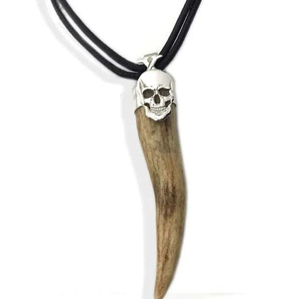 collar-skull-cuerno-ciervo-en-plata-2