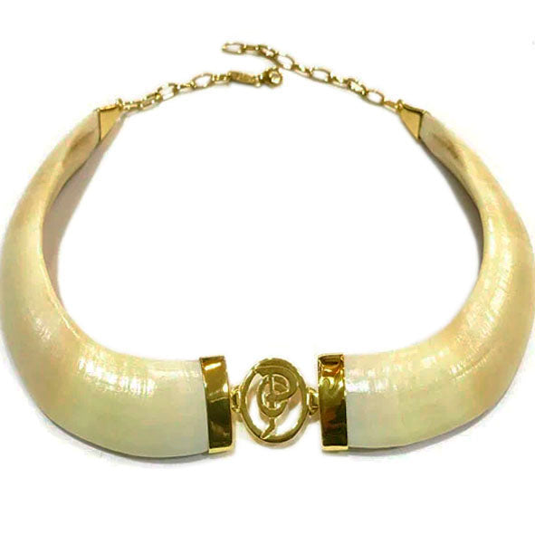 collar jabali personalizado con oro 18 kilates 12