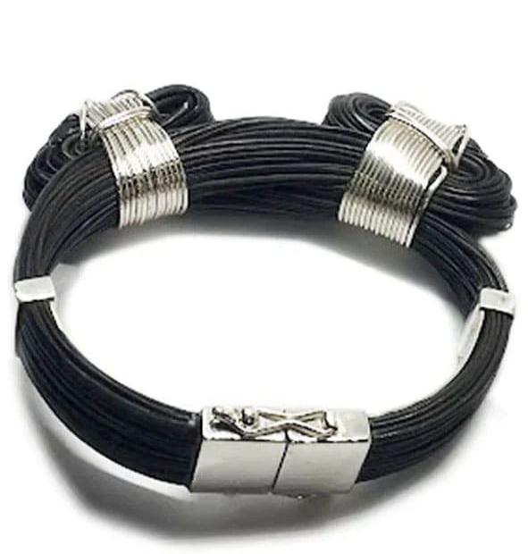 pulsera-2-nudos-corredizos-muy-gruesa-en-pelo-bufalo-con-plata-de-ley-y-cierre-3