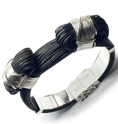 pulsera-2-nudos-corredizos-muy-gruesa-en-pelo-bufalo-con-plata-de-ley-y-cierre-5