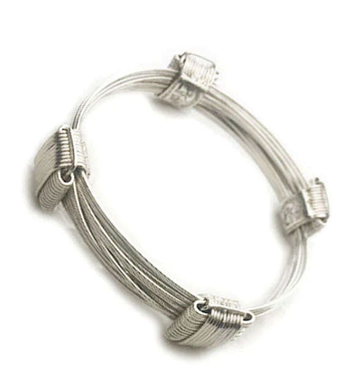 pulsera-4-nudos-12-hilos-de-plata-nudos-corredizos-foto-6