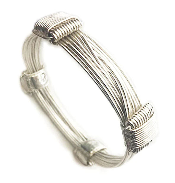 pulsera-4-nudos-12-hilos-de-plata-nudos-corredizos-foto-7