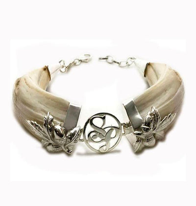 pulsera-amoladera-jabali-personalizada-con-hojas-de-bellota-y-plata