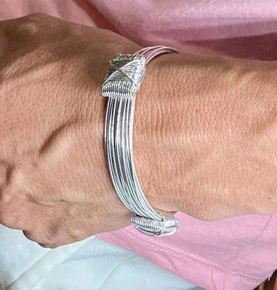 pulsera-nudos-corredizos-12-hilos-de-plata-foto-4