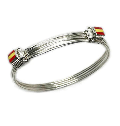 pulsera-nudos-corredizos-7-hilos-y-bandera-de-Espana-en-plata-de-ley-1