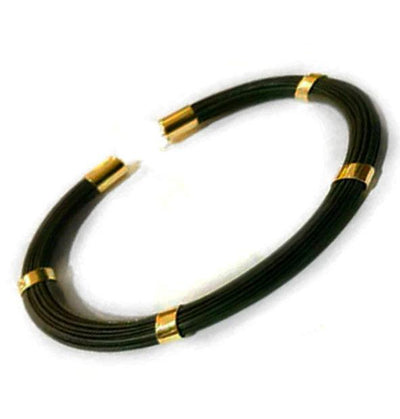 pulsera-pelo-bufalo-tubo-redondo-5-mms-oro-18-kilates