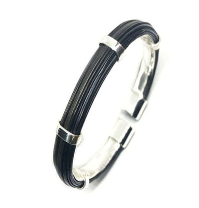 pulsera-rigida-plana-pelo-bufalo-con-plata-7-mms-ancho-foto-8